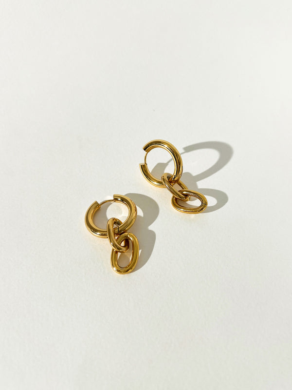 Aristocrat - Drop Chain Earrings