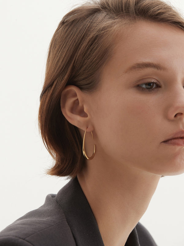 Energy - Sculptural Hoop Earrings