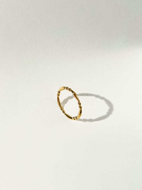 Mythical - Bar & Beaded Link Ring