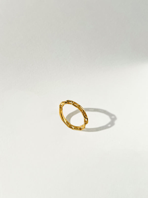 Nightingale - Thin Cable Chain Ring