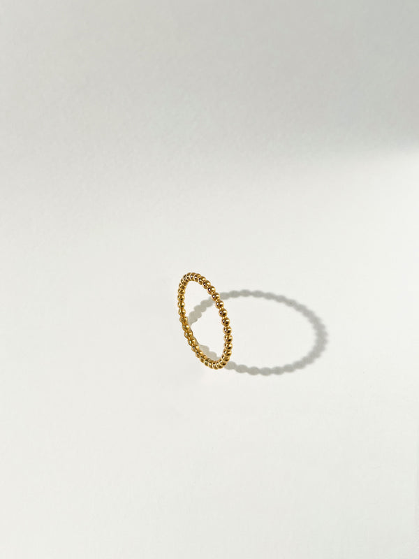 Perception - Thin Beaded Ring