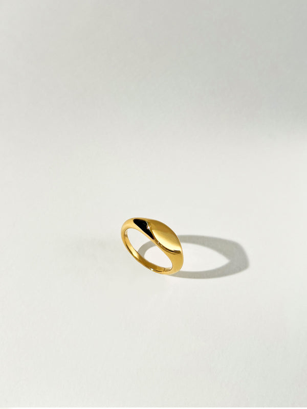 Thunderous - Marquise Signet Ring