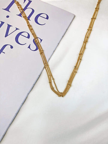 Focus Layered Fine Chain Necklace