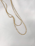 Vienna Double Contrast Chain Necklace