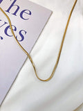 Youth Long Slim Snake Chain Necklace