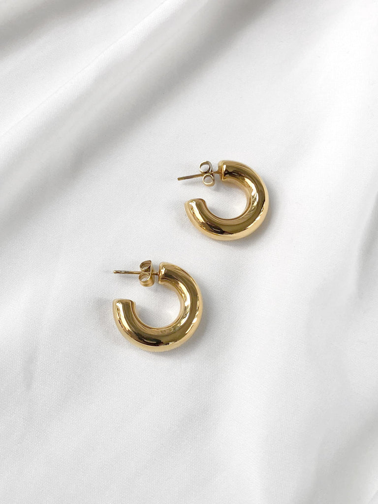 Alchemy Small Thick Tubular Earrings