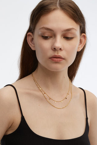 Fantasy Double Chain Necklace
