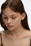 Immediate Moon Pendant Double Necklace