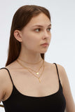 Speechless Triple Layered Necklace w/ Pendants