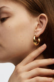 Entice Thick Curve Hoop Earrings