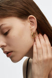 Heartbreak Twist Hoop Earrings
