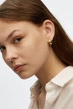Lights Small Flat-Edge Hoop Earrings