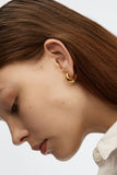Lights Small Flat-Edge Hoop Earrings