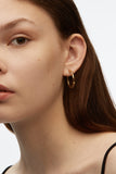 Nimble Abstract Hoop Earrings