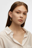 Pebbles Short Chain Drop Earrings