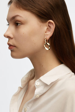 Pebbles Short Chain Drop Earrings