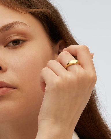 Enchant Eye Flat Front Ring