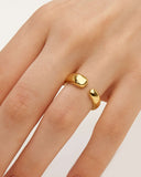 Promised Asymmetrical Wrap Ring