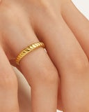 Roadtrip Thick Twist Band Ring