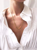 Righteous Long Slim Chain Necklace
