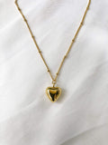 Alliance Fine Chain w/ Large Heart Pendant Necklace