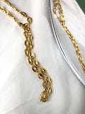 Kindly Long Oval Link Chain Necklace
