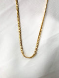 Seasons Curved Edge Slim Chain Necklace